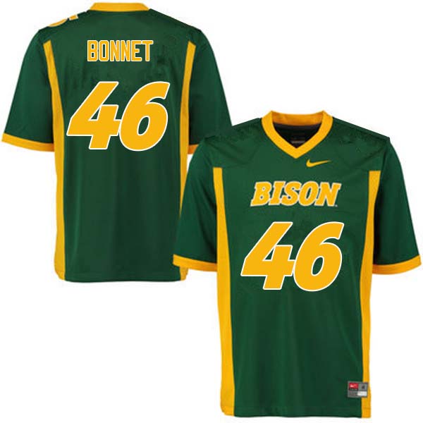 Men #46 Andrew Bonnet North Dakota State Bison College Football Jerseys Sale-Green